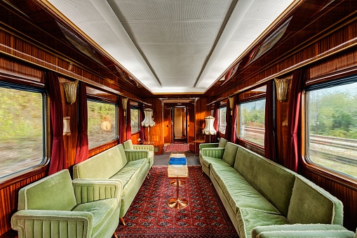 voyage train de luxe