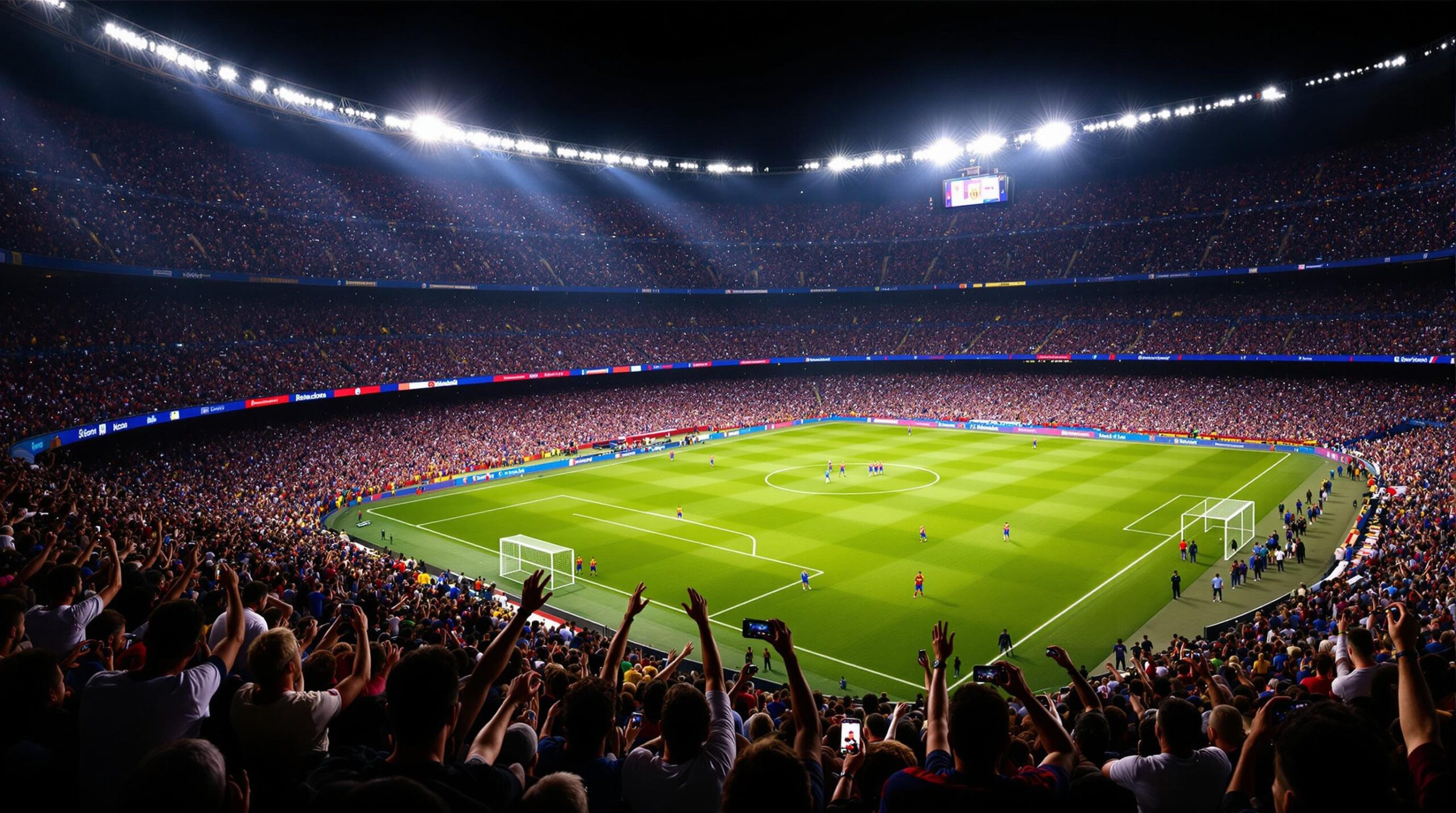sport à Barcelone : vue du Camp Nou, stade emblématique de Barcelone