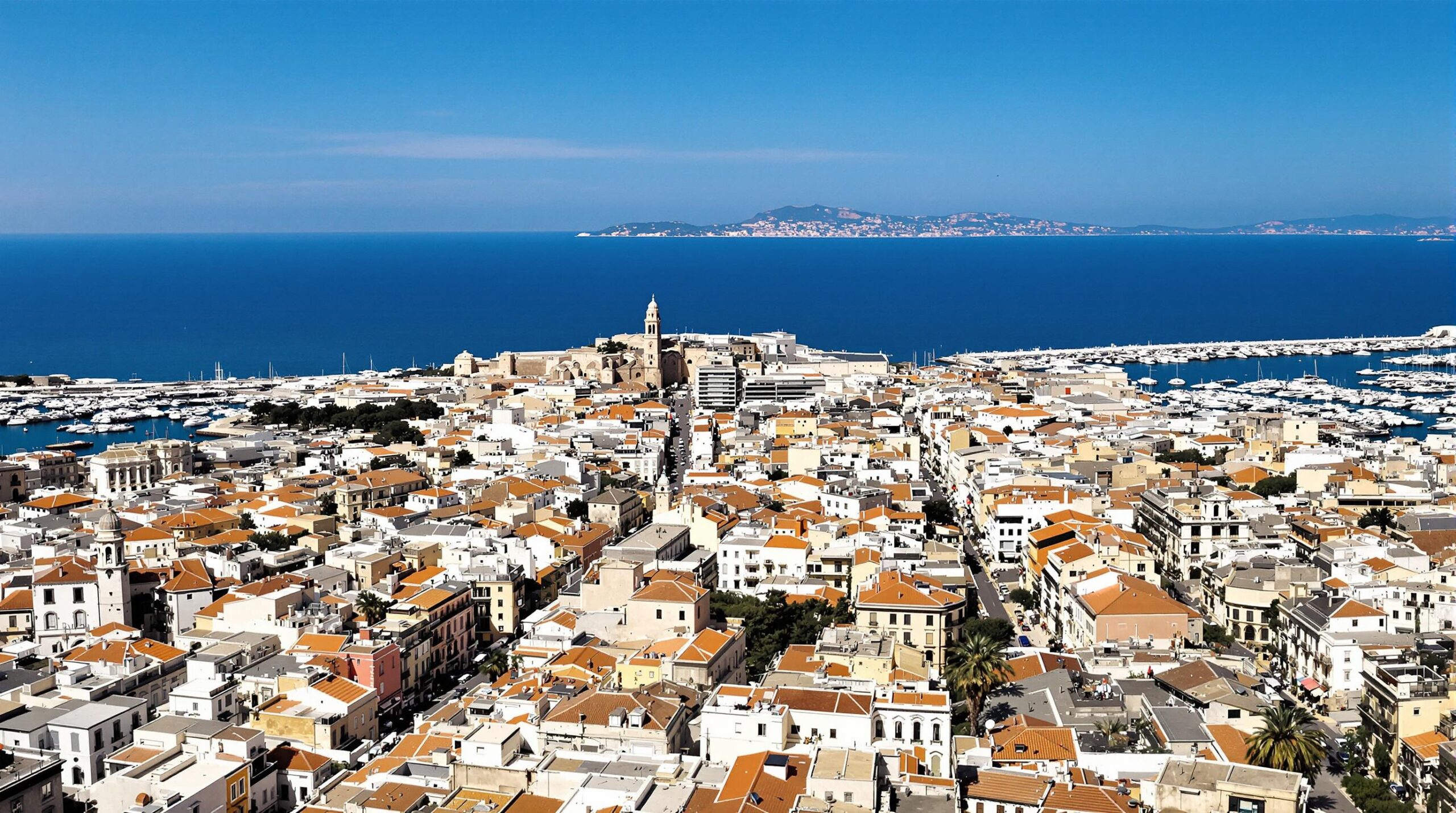 Sardaigne : paysage côtier avec plage et mer