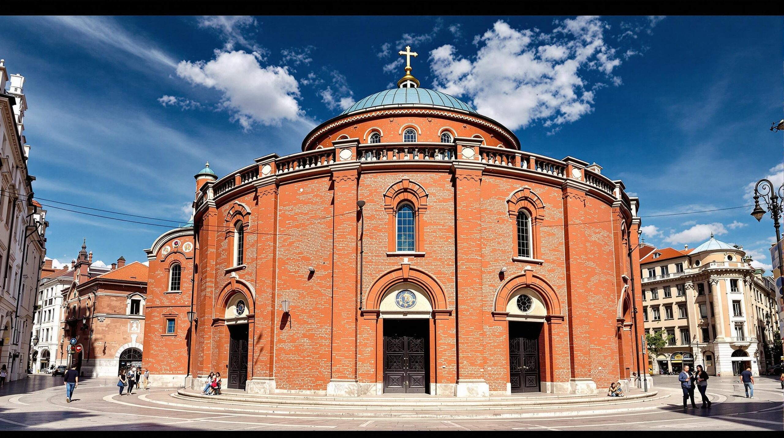 Rotonde Saint-Georges : vue extérieure de l'ancienne Rotonde Saint-Georges à Sofia
