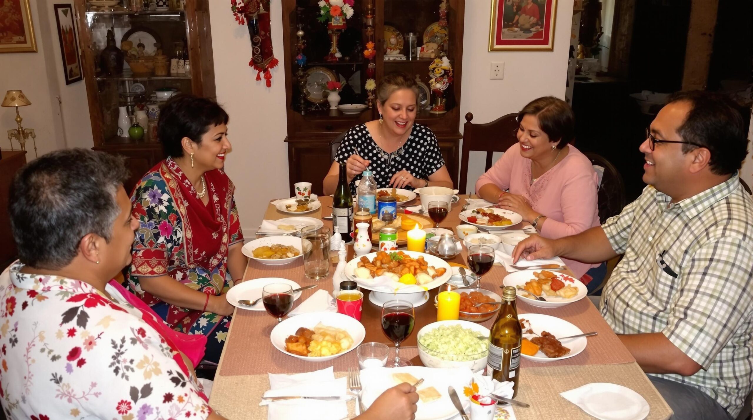 social dining : repas convivial chez l'habitant avec échanges culturels