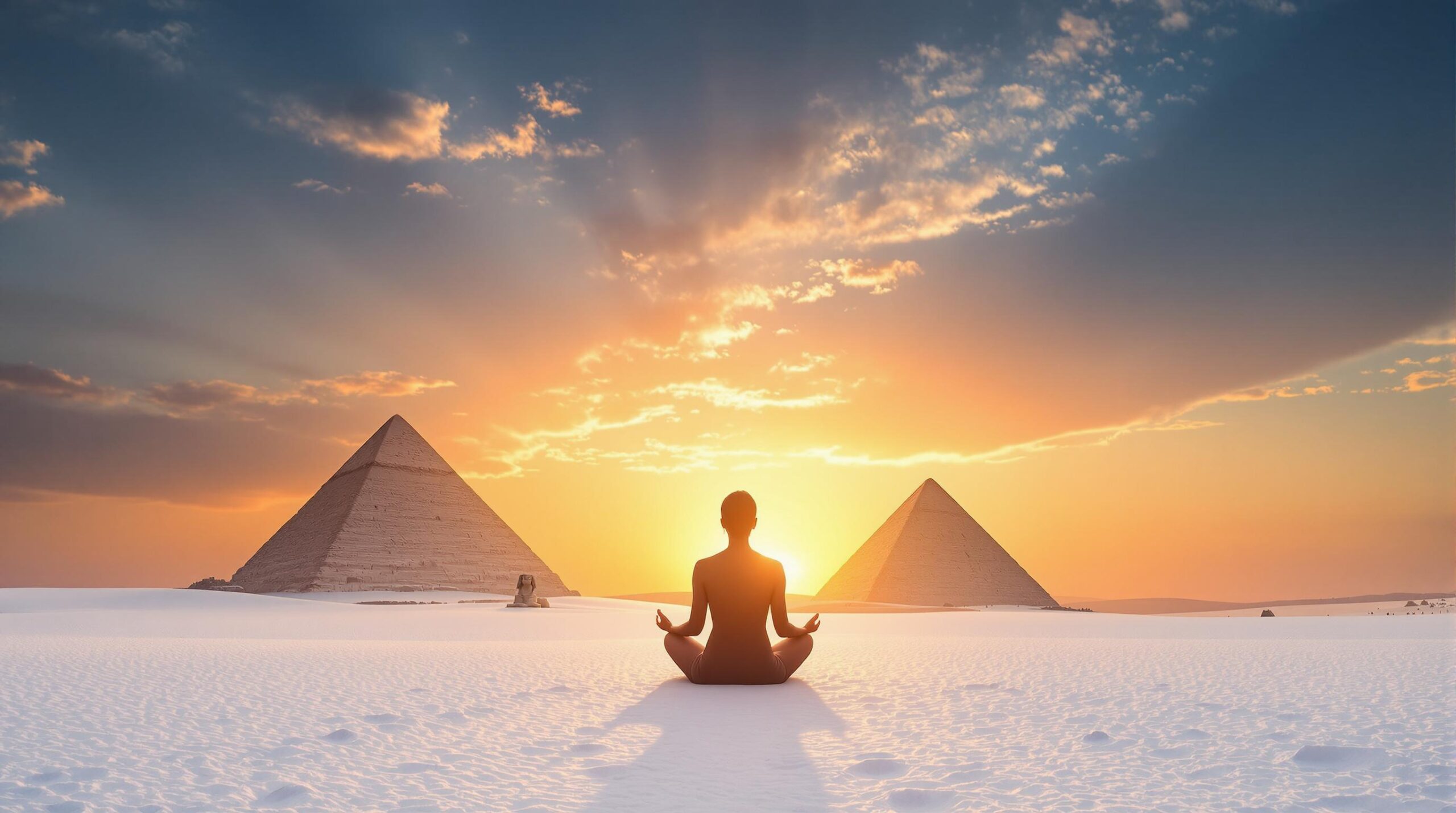 voyage spirituel Égypte : paysages désertiques d'Égypte propices à la méditation