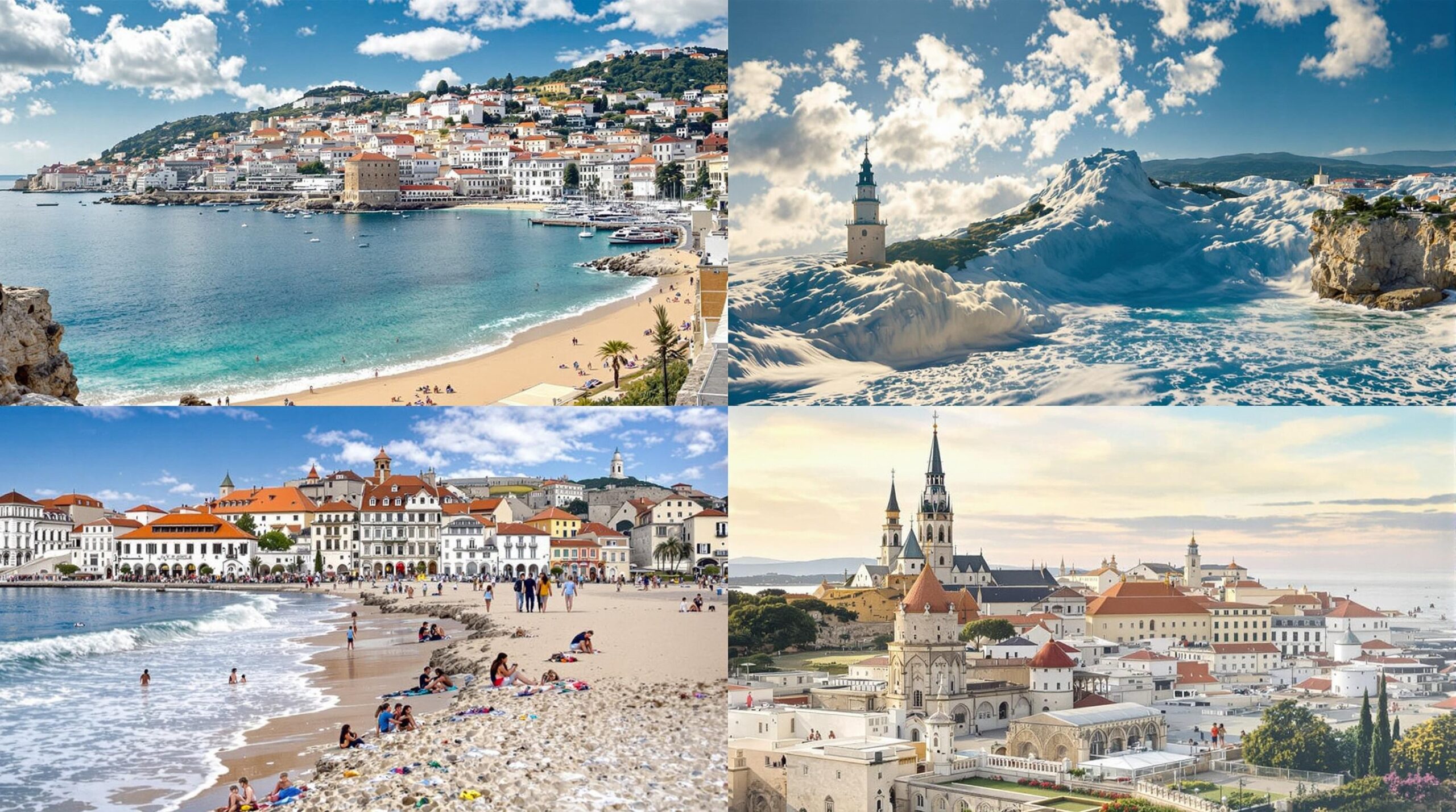 voyage à petit budget : paysages de destinations européennes abordables
