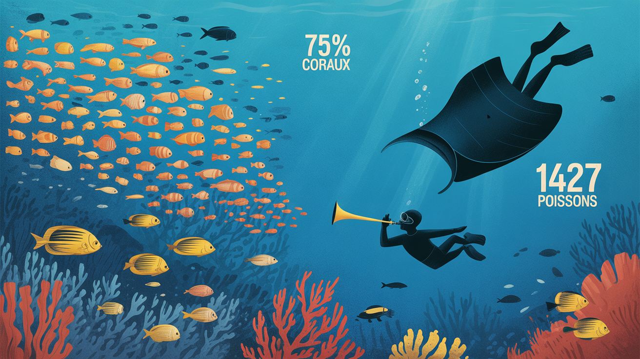 Explosion coraux poissons snorkeling Raja Ampat