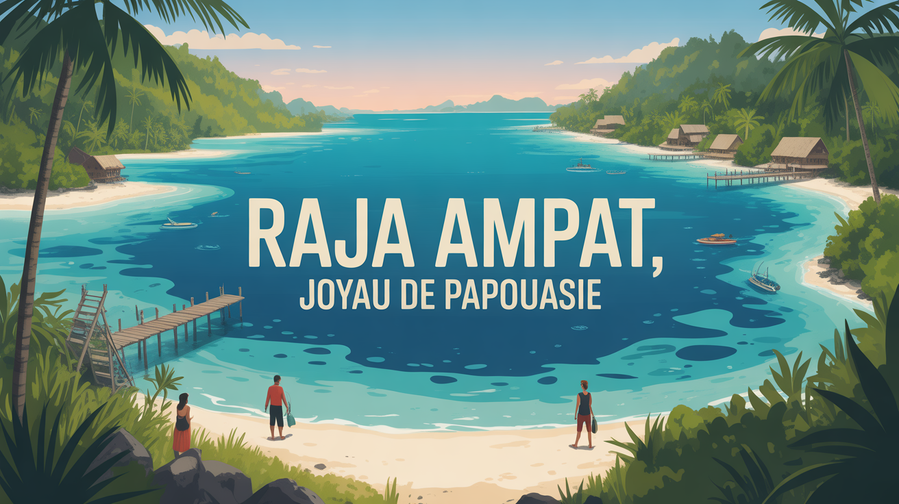 Illustration Raja Ampat Papouasie archipel plages et biodiversité