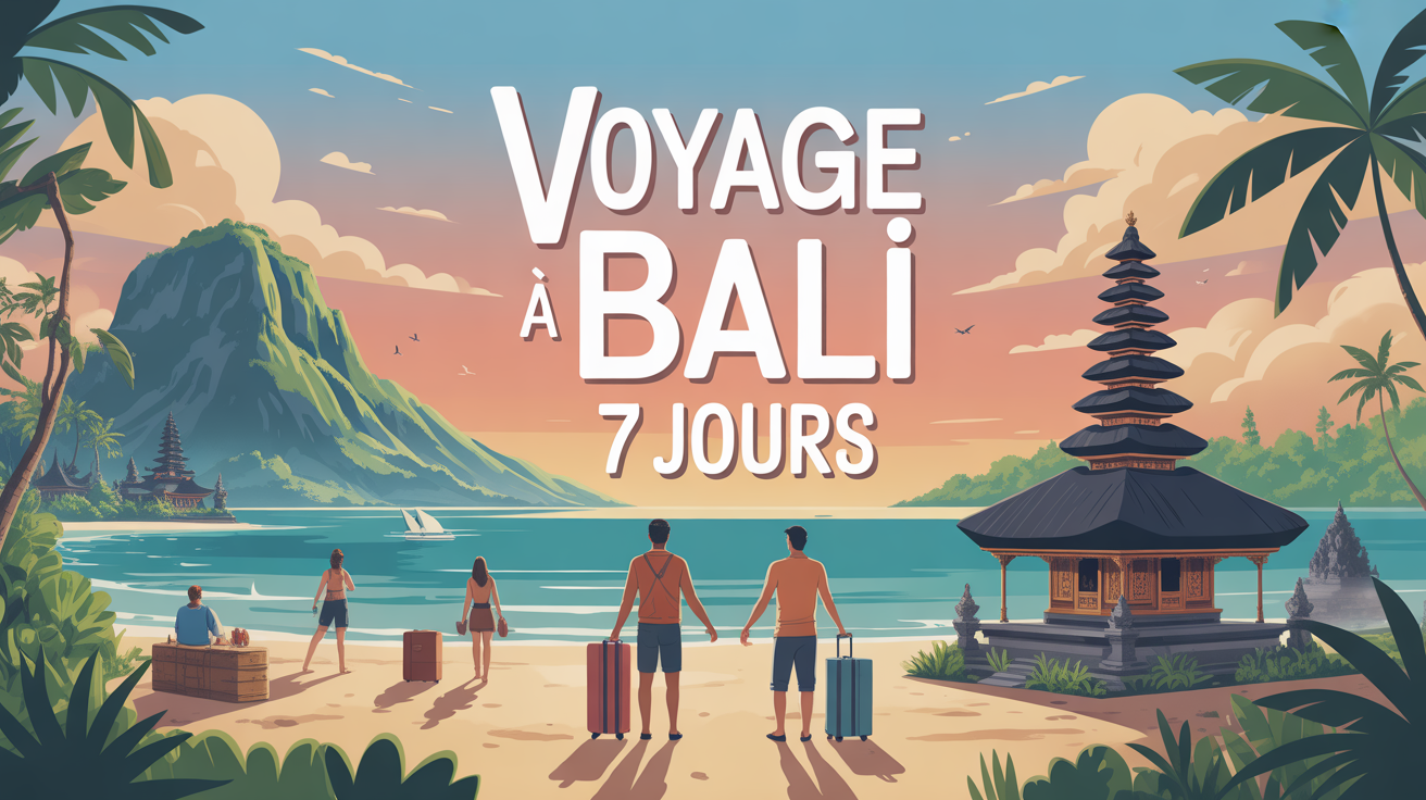 Voyage à Bali 7 jours aventure rizières volcan plage temple