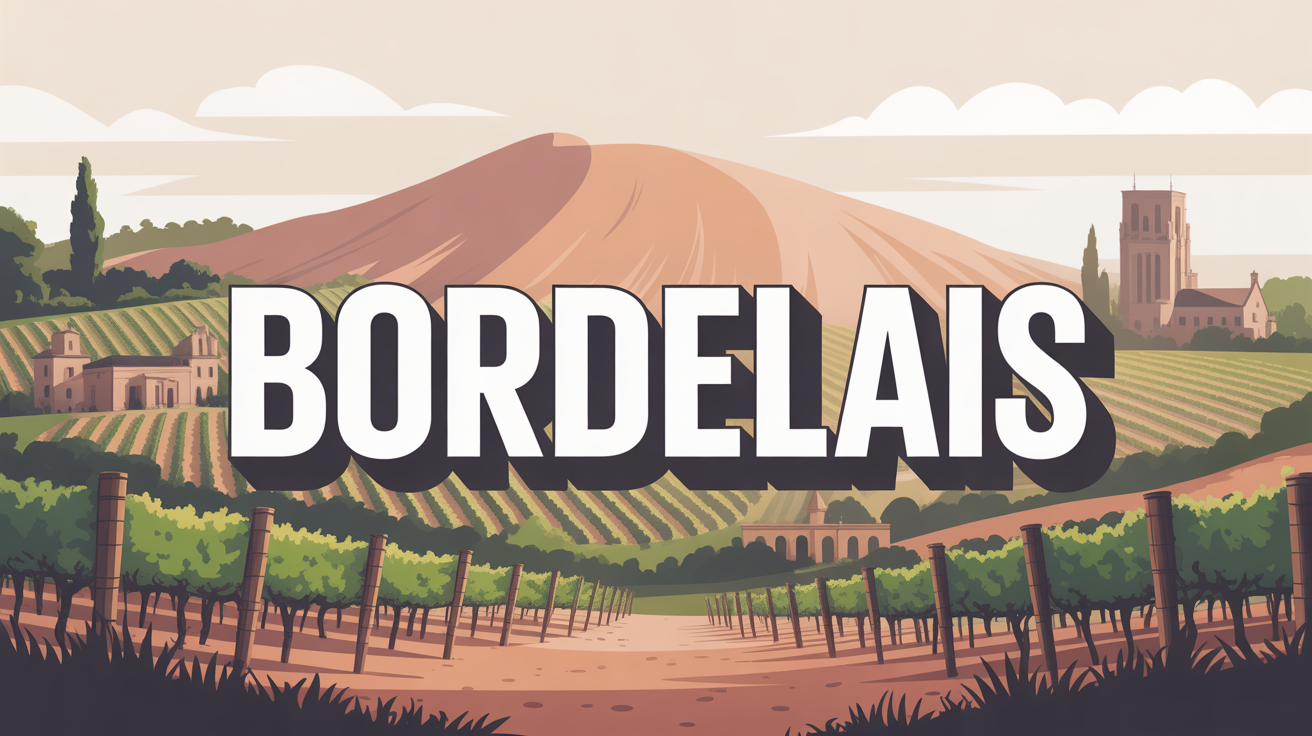 Illustration Bordelais region vignobles monuments dune