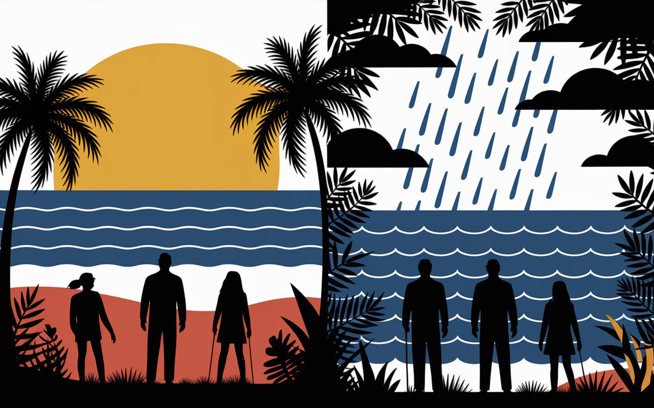 Carême hivernage Martinique soleil pluie mer chaude