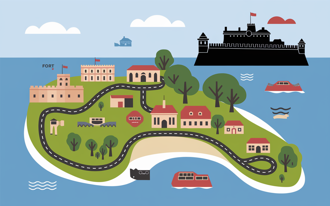 carte ile d Aix incontournables fort musees plage village