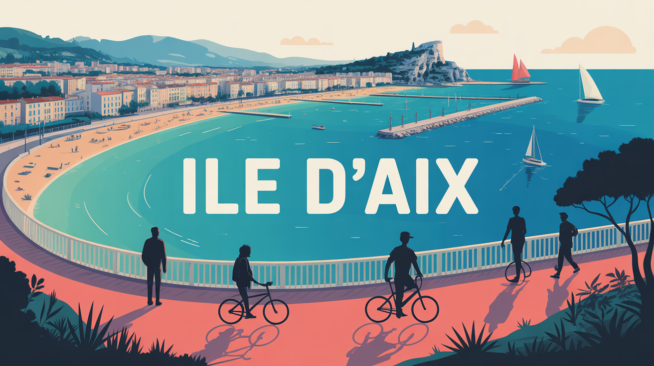 illustration ile d Aix detente vue aerienne
