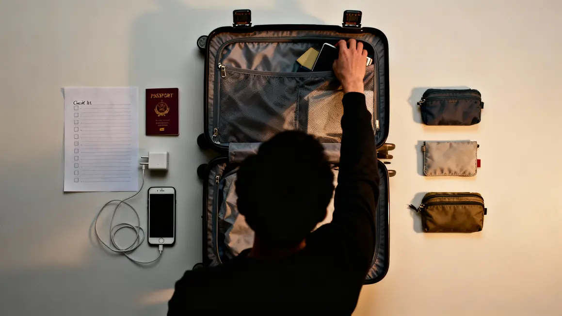 check-list bagage passeport accessoires départ express