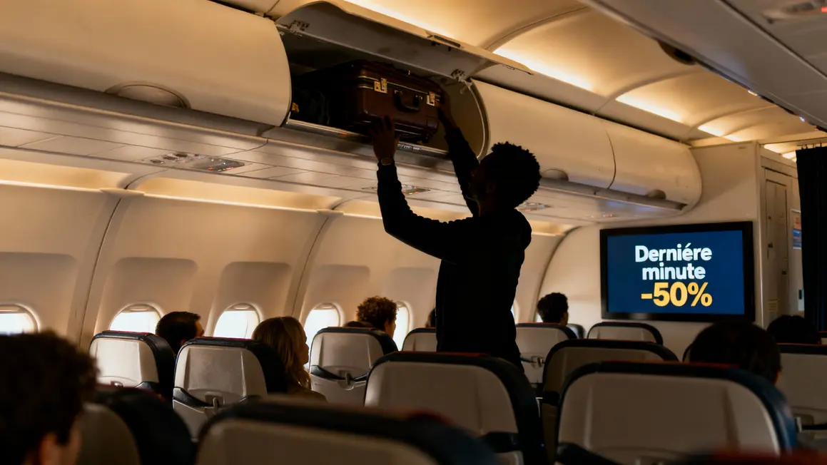 avion rangée siège promo dernière minute