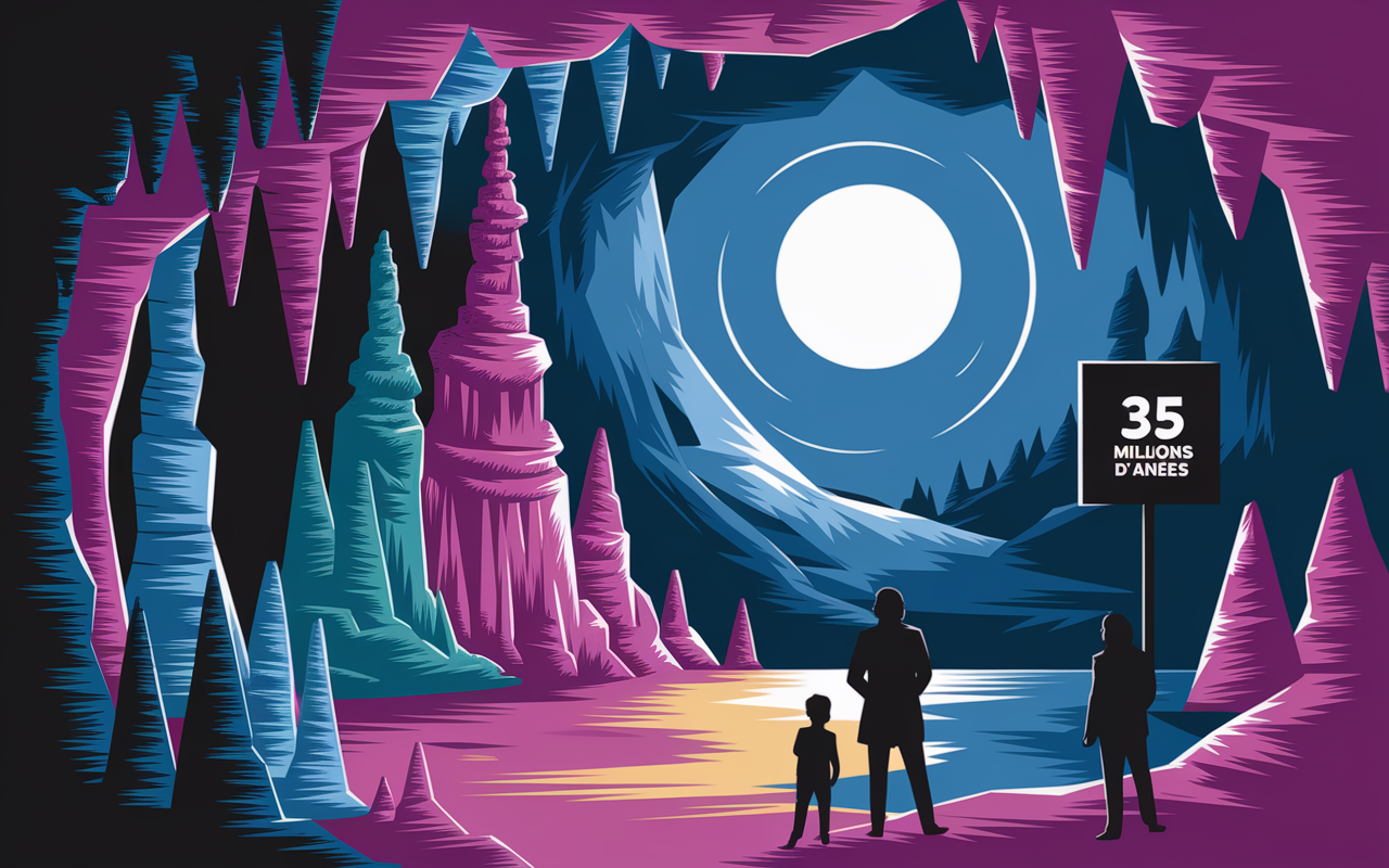 Histoire grotte de la Cocaliere, cristaux, formation geologique