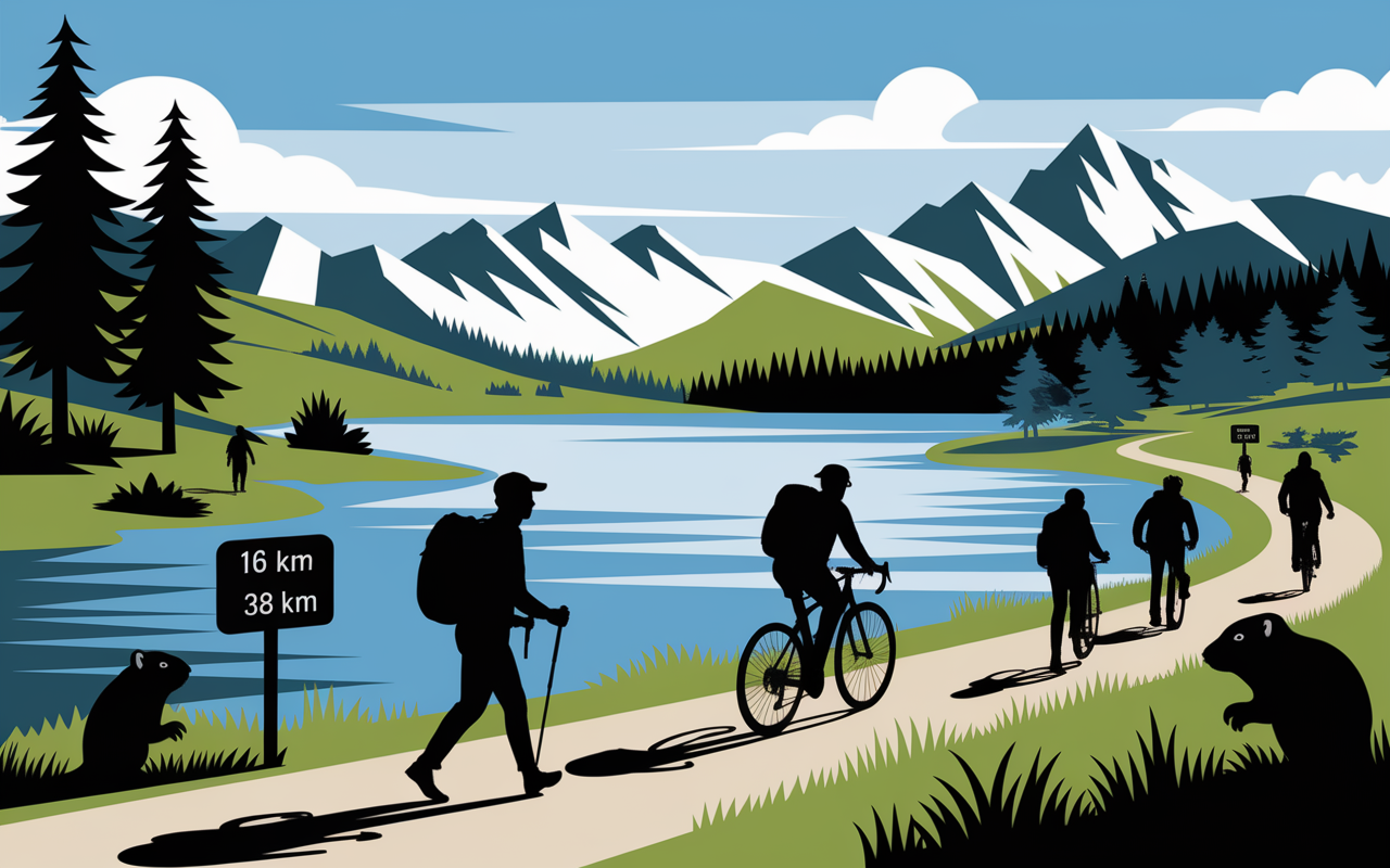 Velo randonnee boucle lac Col du Mont Cenis activites