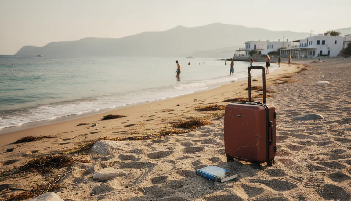 Plage grecque calme printemps automne voyage pas cher