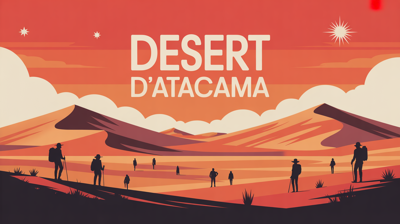 illustration attacama dunes voyageurs ciel etoile