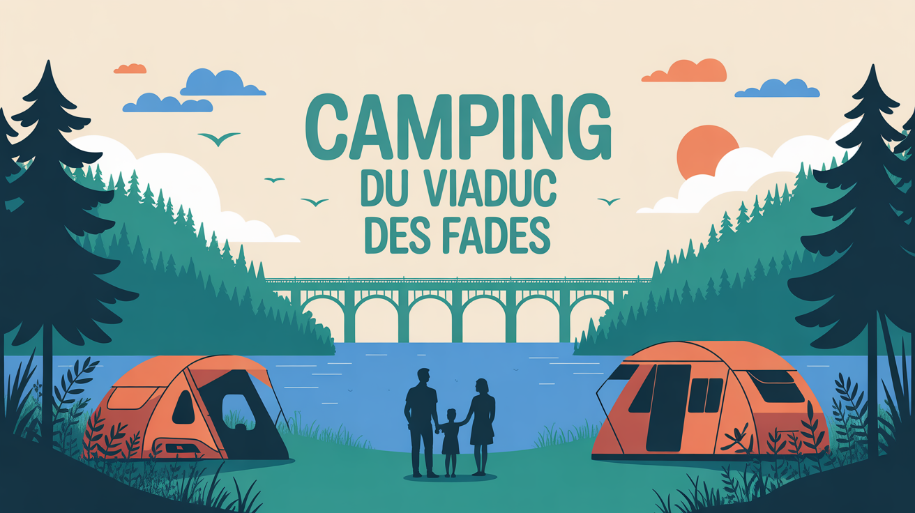 Camping du viaduc des fades lac foret famille