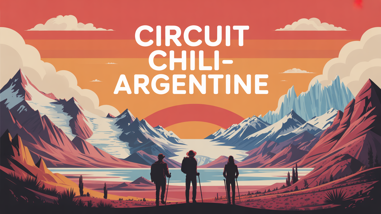 Circuit chili argentine silhouettes paysages