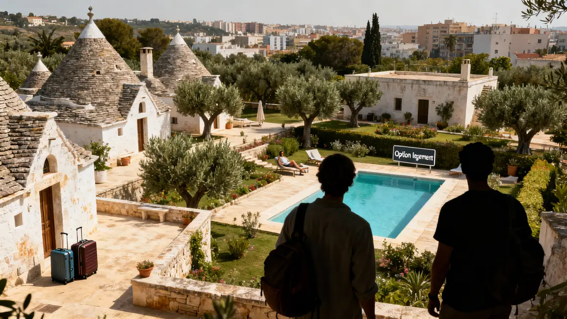 Trulli masserie oliviers hebergements Pouilles