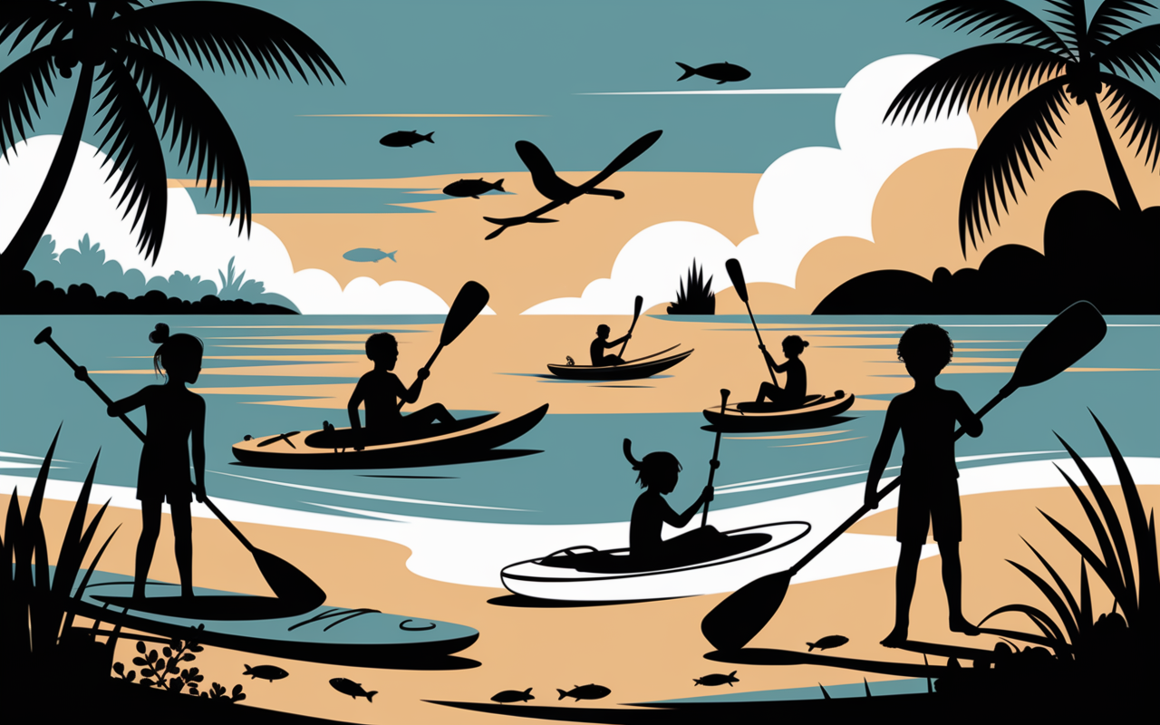 Activites nautiques plage golfe de Santa Giulia