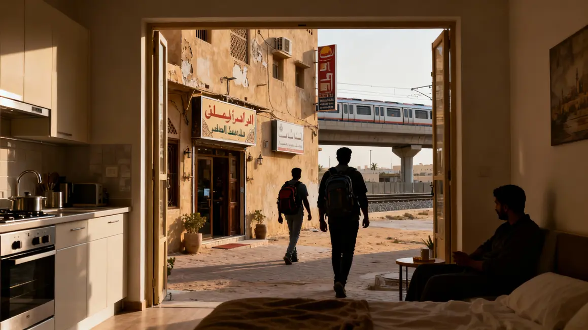 Quartier Dubaï hébergement petit budget studio auberge