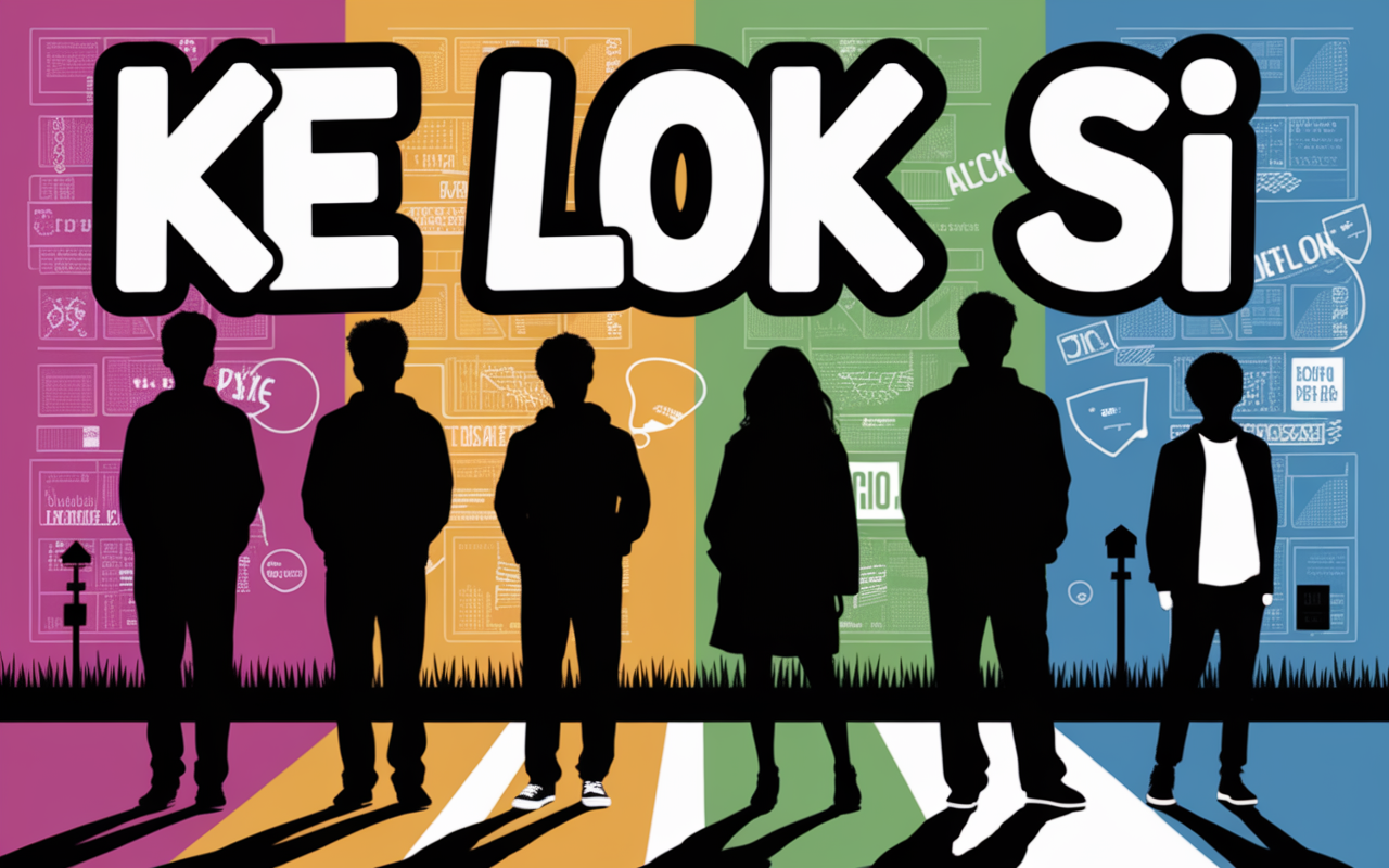 ke lok si silhouettes bulles graffiti