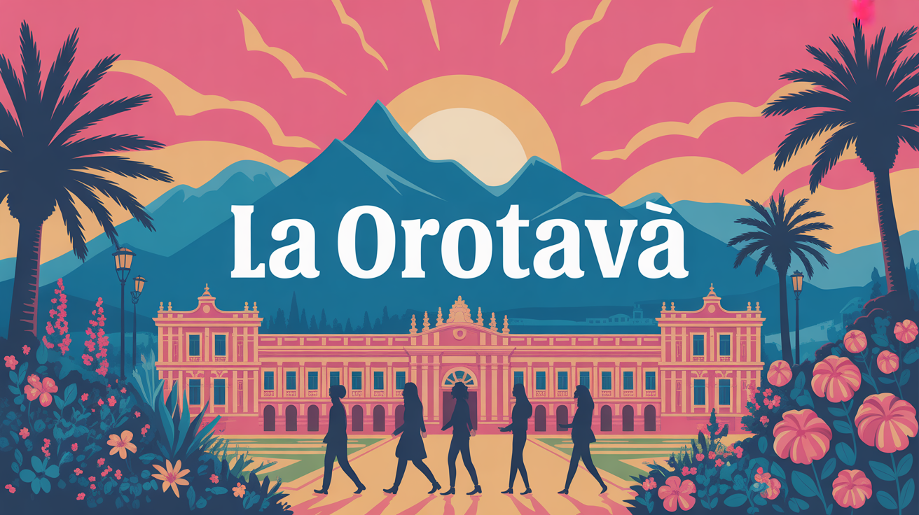 la orotava illustration centre historique