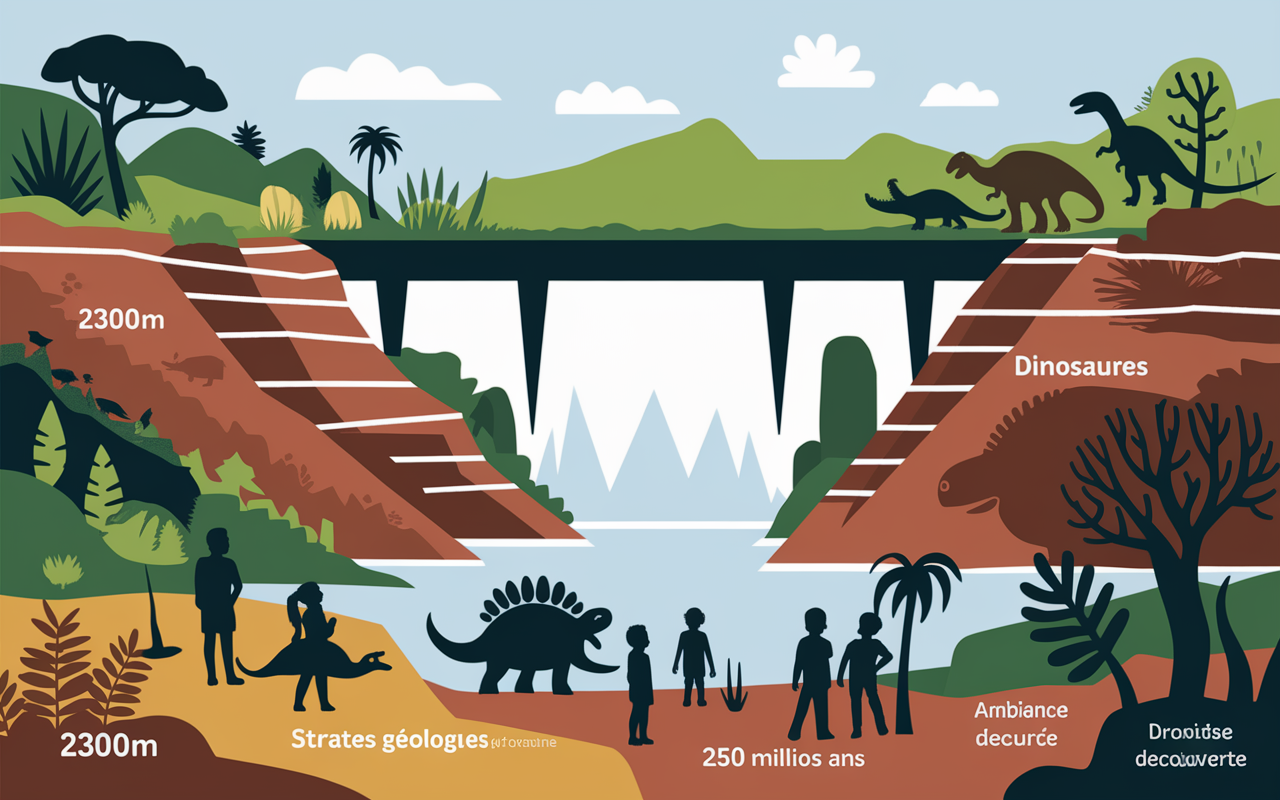 empreintes dinosaures lac du vieux emosson