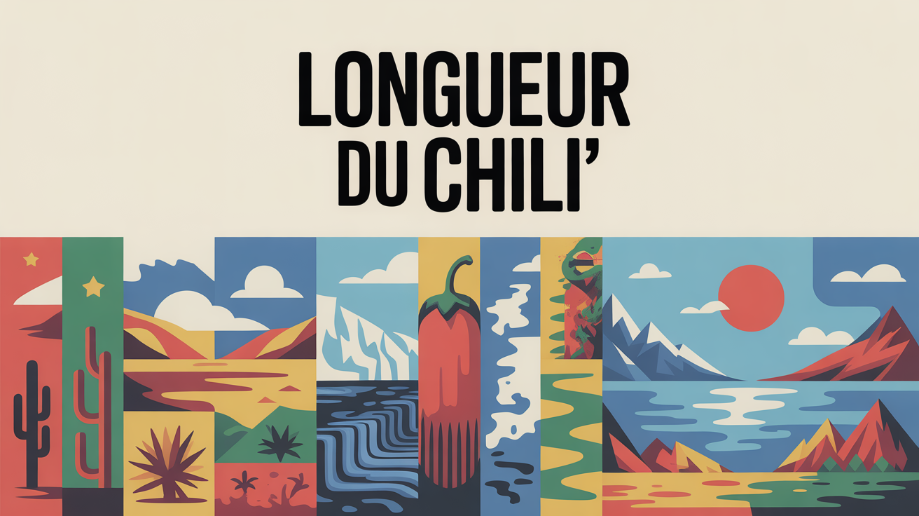 longueur chili bande verticale paysages variés