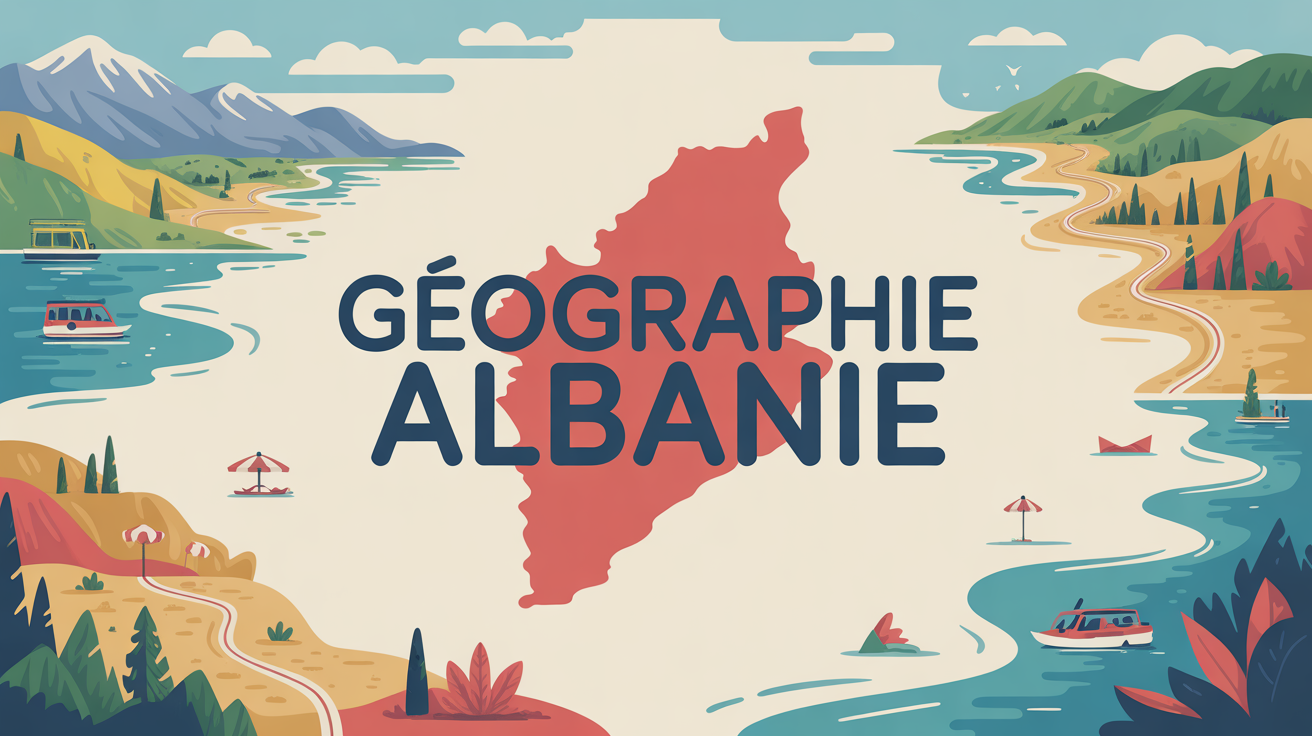 ou se situe l albanie carte centre montagnes plages