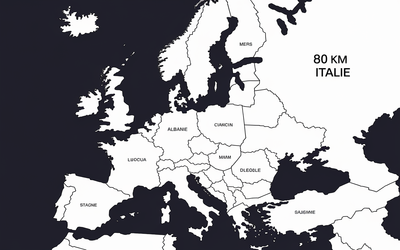ou se situe l albanie europe frontieres chiffres