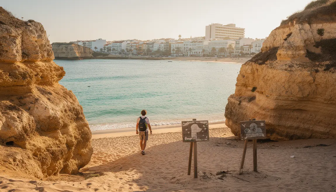 Plage Algarve Portugal économique, voyage hors saison