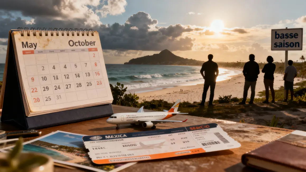 Mexique petit budget calendrier basse saison plage