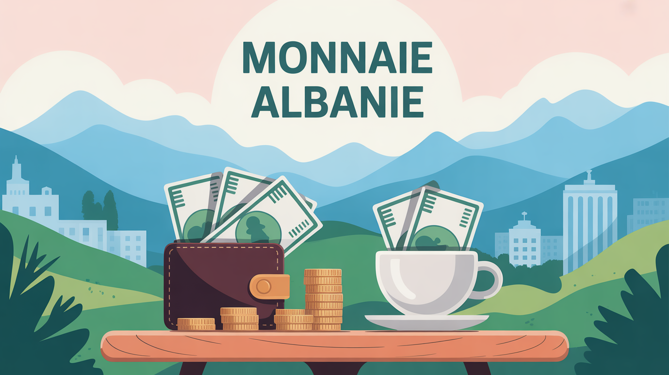 quelle est la monnaie en albanie stylisee table cafe