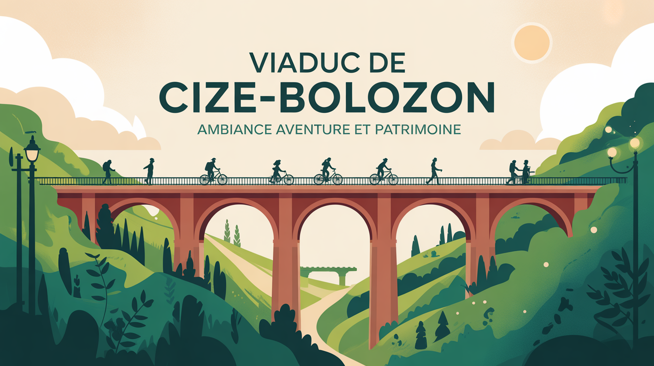 viaduc de cize-bolozon courbé aventure vallée