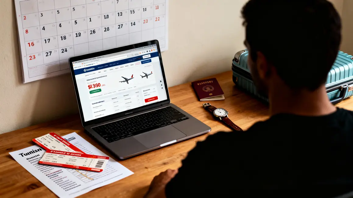Ordinateur comparateur prix billet avion Tunisie