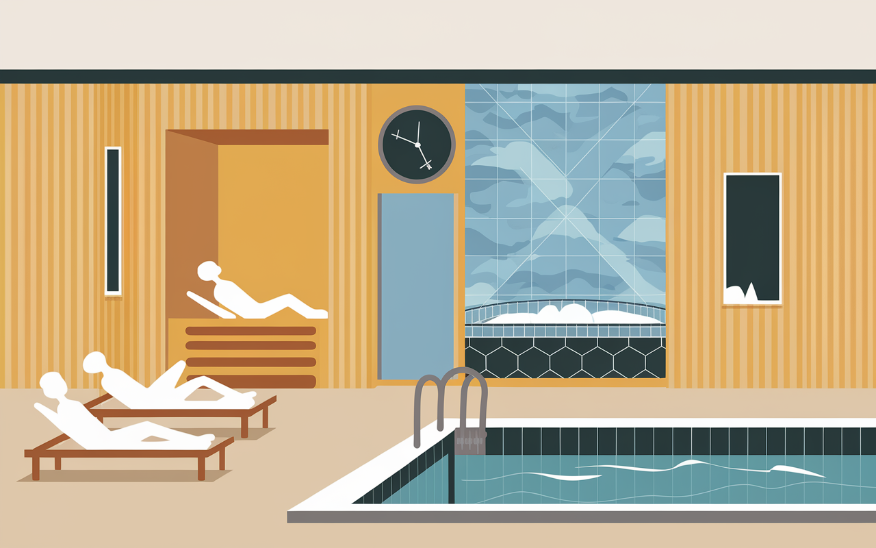 spa piscine sauna zenitude relais & spa - paris charles de gaulle