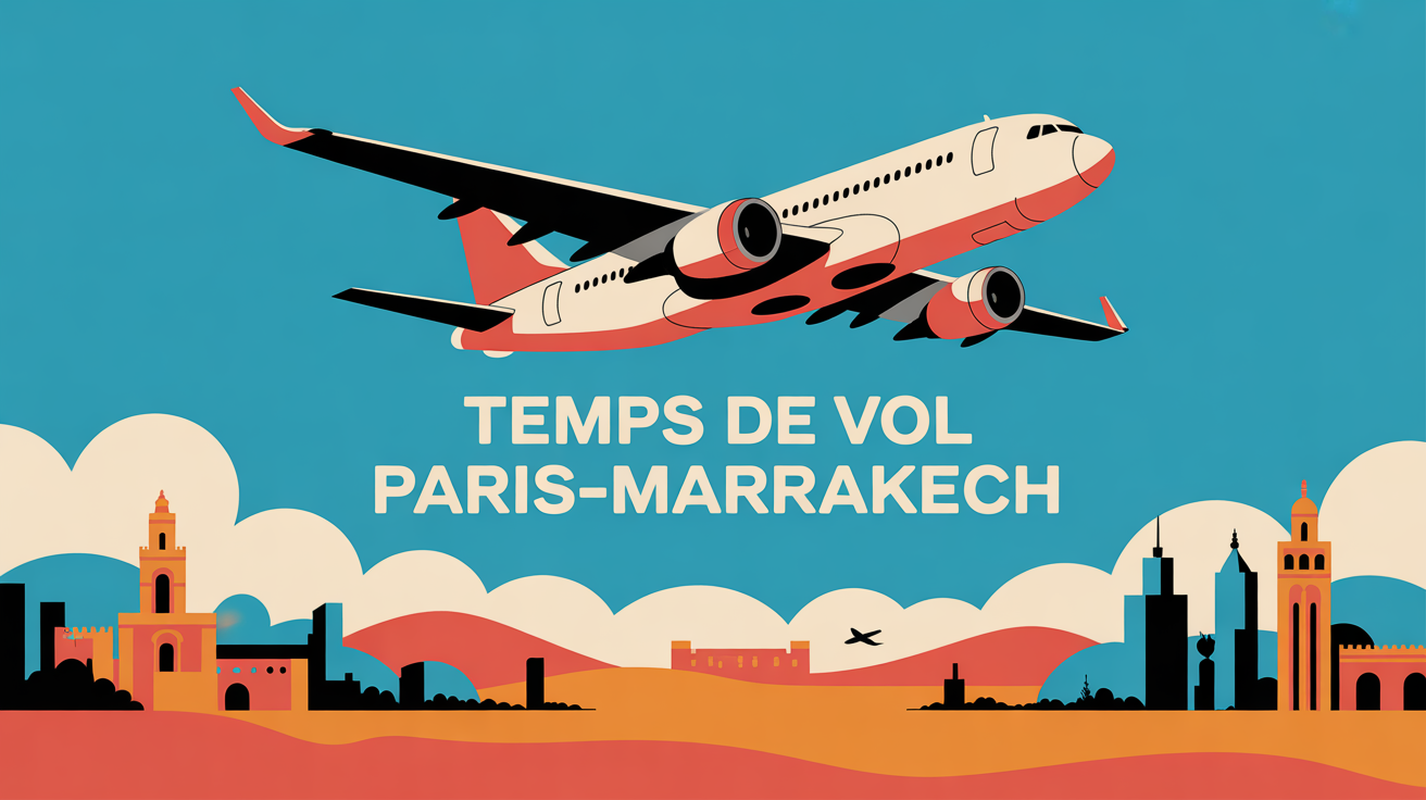 temps de vol paris marrakech avion paysages