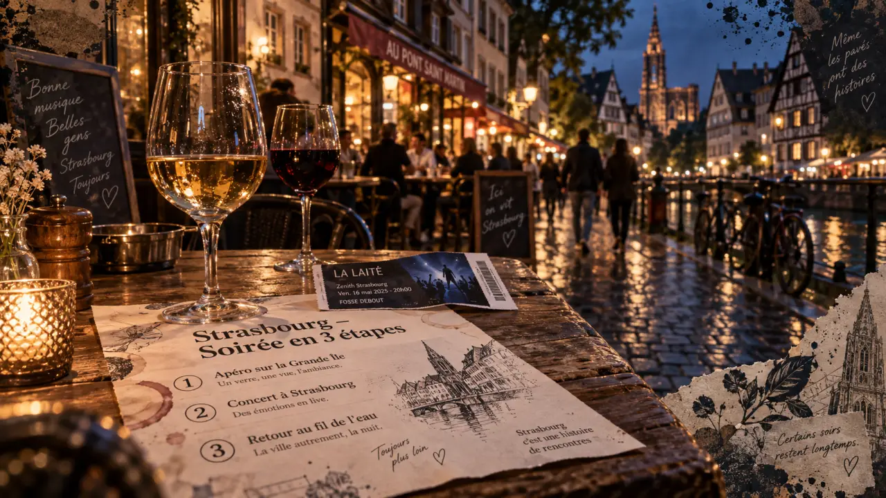 Strasbourg ou sortir : soirée sur la Grande Île, terrasses et ruelles